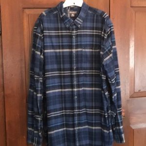 Eddie Bauer Flannel Shirt size TALL XL